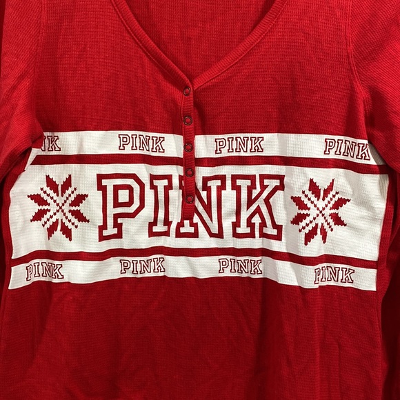 Victoria’s Secret PINK Christmas Thermal size L - Picture 2 of 4